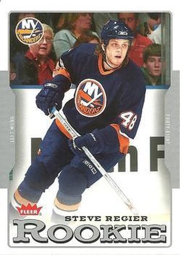 #218 Steve Regier - New York Islanders - 2006-07 Fleer Hockey