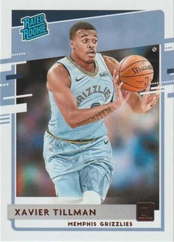 #218 Xavier Tillman - Memphis Grizzlies - 2020-21 Donruss Basketball