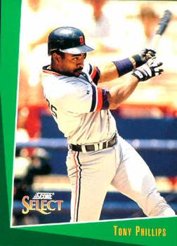 #218 Tony Phillips - Detroit Tigers - 1993 Select Baseball