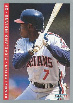 #218 Kenny Lofton - Cleveland Indians - 1993 Fleer Baseball