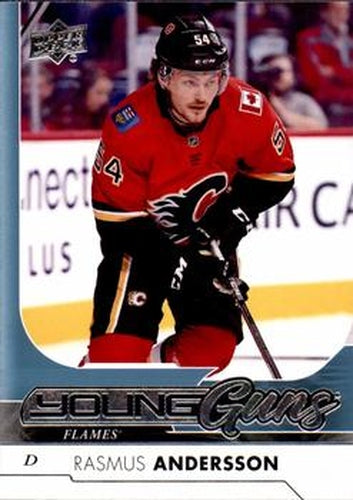 #218 Rasmus Andersson - Calgary Flames - 2017-18 Upper Deck Hockey