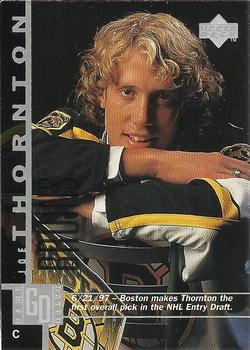 #218 Joe Thornton - Boston Bruins - 1997-98 Upper Deck Hockey