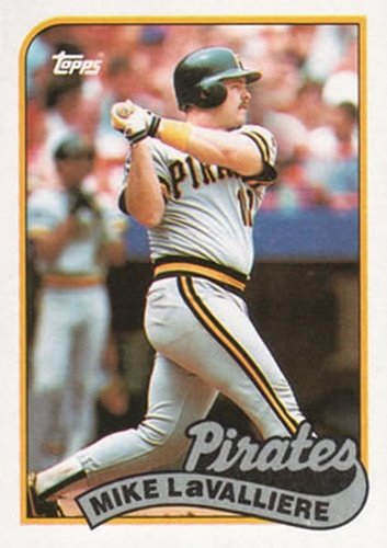 #218 Mike LaValliere - Pittsburgh Pirates - 1989 Topps Baseball