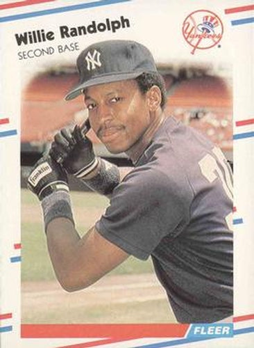 #218 Willie Randolph - New York Yankees - 1988 Fleer Baseball