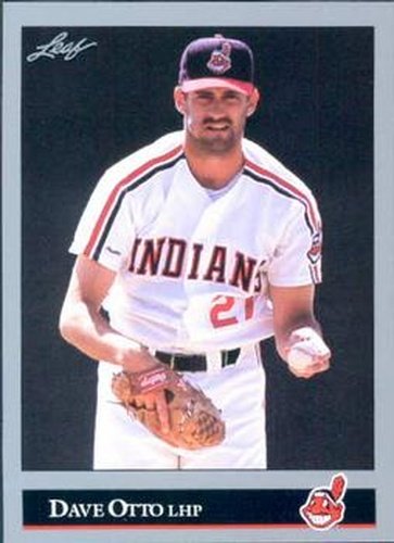 #218 Dave Otto - Cleveland Indians - 1992 Leaf Baseball