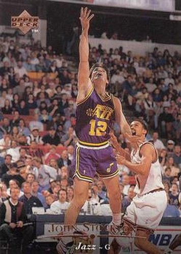 #218 John Stockton - Utah Jazz - 1995-96 Upper Deck Basketball