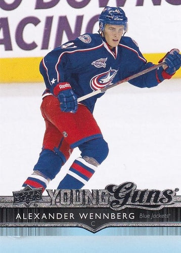 #218 Alexander Wennberg - Columbus Blue Jackets - 2014-15 Upper Deck Hockey
