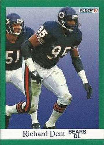 #218 Richard Dent - Chicago Bears - 1991 Fleer Football