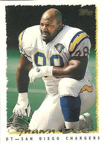 #218 Shawn Lee - San Diego Chargers - 1995 Topps Football