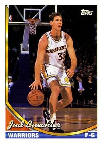 #218 Jud Buechler - Golden State Warriors - 1993-94 Topps Basketball