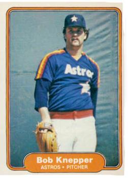 #219 Bob Knepper - Houston Astros - 1982 Fleer Baseball