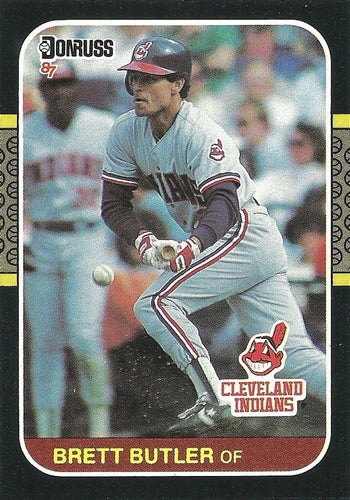 #219 Brett Butler - Cleveland Indians - 1987 Donruss Baseball