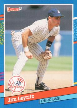 #219 Jim Leyritz - New York Yankees - 1991 Donruss Baseball