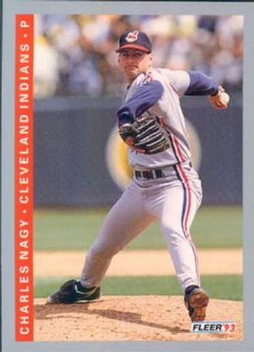 #219 Charles Nagy - Cleveland Indians - 1993 Fleer Baseball