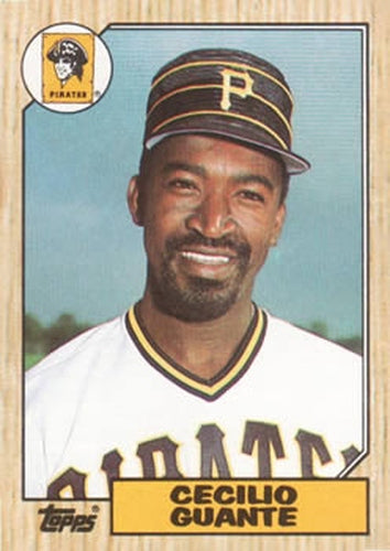 #219 Cecilio Guante - Pittsburgh Pirates - 1987 Topps Baseball