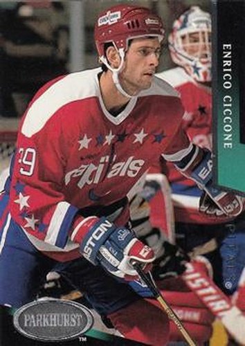 #219 Enrico Ciccone - Washington Capitals - 1993-94 Parkhurst Hockey