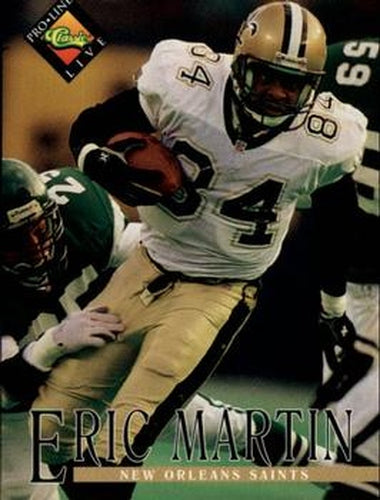 #219 Eric Martin - New Orleans Saints - 1994 Pro Line Live Football