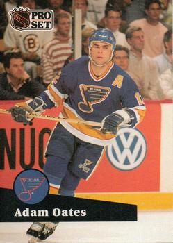 #219 Adam Oates - 1991-92 Pro Set Hockey