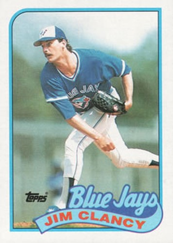 #219 Jim Clancy - Toronto Blue Jays - 1989 Topps Baseball