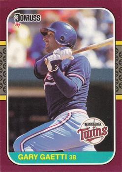 #219 Gary Gaetti - Minnesota Twins - 1987 Donruss Opening Day Baseball