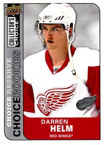#219 Darren Helm - Detroit Red Wings - 2008-09 Collector's Choice Hockey