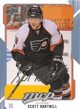 #219 Scott Hartnell - Philadelphia Flyers - 2008-09 Upper Deck MVP Hockey
