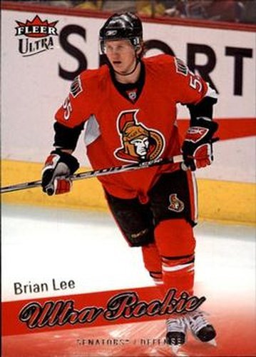#219 Brian Lee - Ottawa Senators - 2008-09 Ultra Hockey