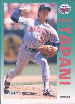 #219 Kevin Tapani - Minnesota Twins - 1992 Fleer Baseball