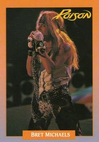 #219 Bret Michaels - 1991 Brockum Rock Cards