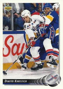 #219 Dmitri Khristich - Washington Capitals - 1992-93 Upper Deck Hockey