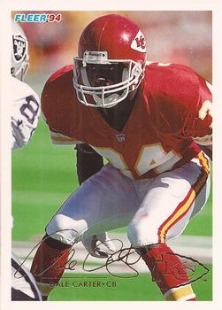 #219 Dale Carter - Kansas City Chiefs - 1994 Fleer Football