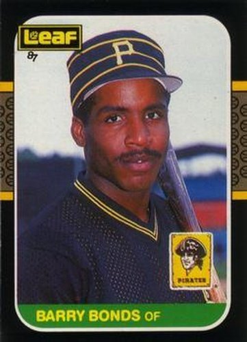 #219 Barry Bonds - Pittsburgh Pirates - 1987 Leaf Baseball