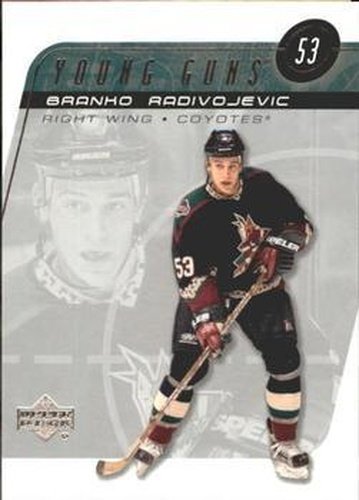 #219 Branko Radivojevic - Phoenix Coyotes - 2002-03 Upper Deck Hockey