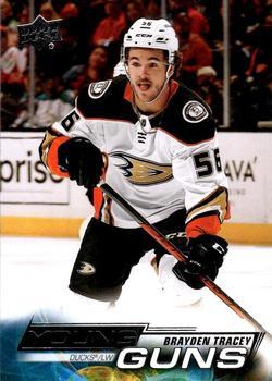 #219 Brayden Tracey - Anaheim Ducks - 2022-23 Upper Deck Hockey