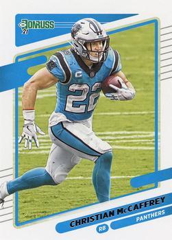 #219 Christian McCaffrey - Carolina Panthers - 2021 Donruss Football