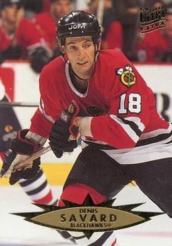 #219 Denis Savard - Chicago Blackhawks - 1995-96 Ultra Hockey