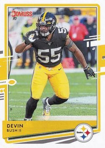 #219 Devin Bush II - Pittsburgh Steelers - 2020 Donruss Football