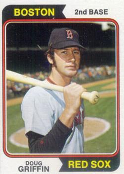 #219 Doug Griffin - Boston Red Sox - 1974 Topps Baseball