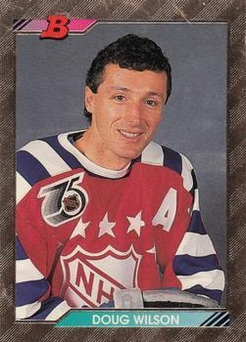 #219 Doug Wilson - San Jose Sharks - 1992-93 Bowman Hockey