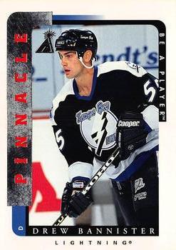 #219 Drew Bannister - Tampa Bay Lightning - 1996-97 Pinnacle Be a Player Hockey