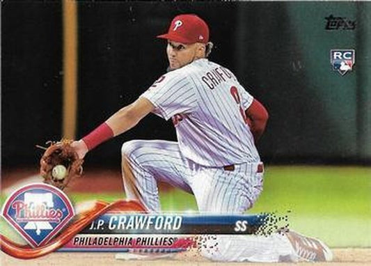 #219 J.P. Crawford - Philadelphia Phillies - 2018 Topps Baseball
