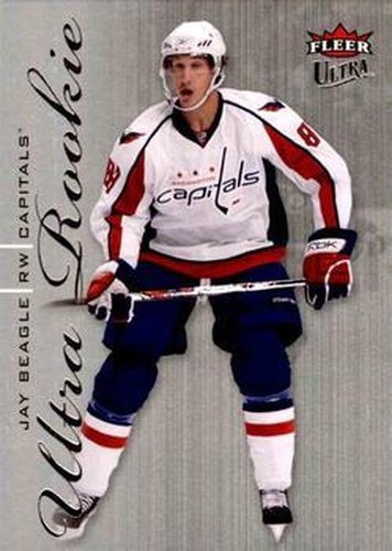 #219 Jay Beagle - Washington Capitals - 2009-10 Ultra Hockey