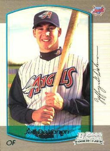 #219 Jeff DaVanon - Anaheim Angels - 2000 Bowman Baseball