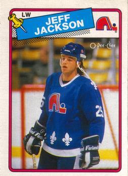 #219 Jeff Jackson - Quebec Nordiques - 1988-89 O-Pee-Chee Hockey