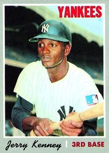 #219 Jerry Kenney - New York Yankees - 1970 Topps Baseball