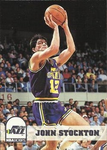 #219 John Stockton - Utah Jazz - 1993-94 Hoops Basketball