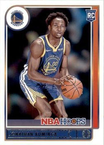 #219 Jonathan Kuminga - Golden State Warriors - 2021-22 Hoops Basketball