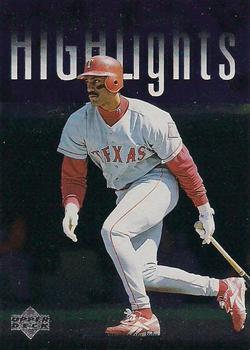 #219 Juan Gonzalez - Texas Rangers - 1997 Upper Deck Baseball