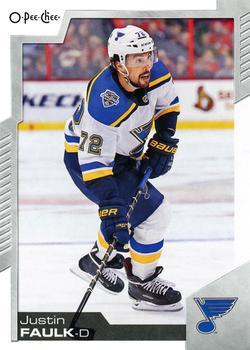 #219 Justin Faulk - St. Louis Blues - 2020-21 O-Pee-Chee Hockey