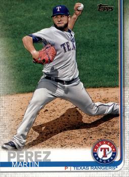 #219 Martin Perez - Texas Rangers - 2019 Topps Baseball